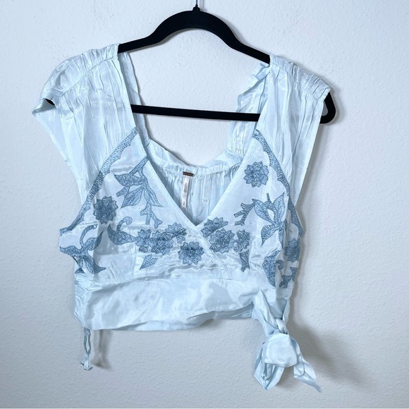 Free People Sahara Embroidered Crop Top - Picture 5 of 10